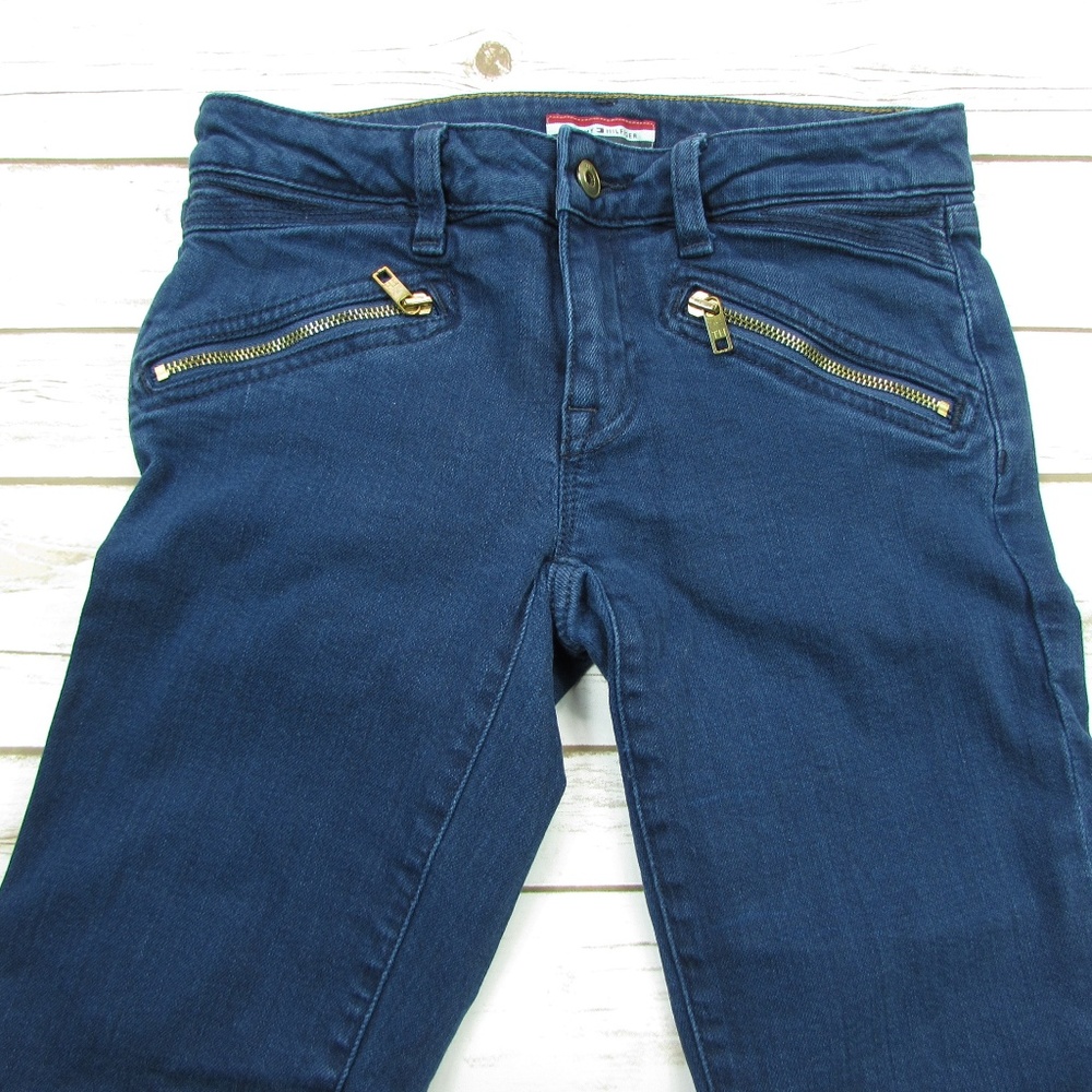 Tommy Hilfiger Skinny 00 Zipper Pockets Moto Style